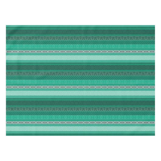 Abstraktes modernes geometrisches Retropflaster Tischdecke (Vorderseite (Horizontal))