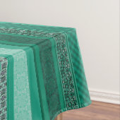 Abstraktes modernes geometrisches Retropflaster Tischdecke (Beispiel)