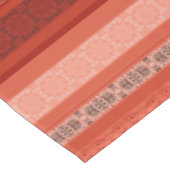 Abstraktes modernes geometrisches Retropflaster Tischdecke (Schrägansicht)