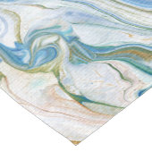 Abstraktes modernes, glänzendes Malmuster Kurzer Tischläufer (Ecke)