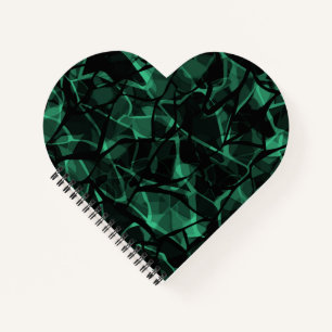 Abstraktes modernes Glasmosaikfliesen-Muster hell  Notizblock