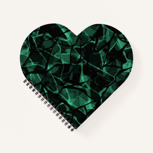 Abstraktes modernes Glasmosaikfliesen-Muster hell  Notizblock (Vorderseite)