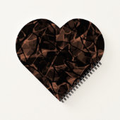 Abstraktes modernes Glasmosaikfliesen-Muster hell  Notizblock (Rückseite)