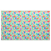 Abstraktes modernes Glasmosaikfliesen-Muster hell  Stoff (Yard (91,4 cm))