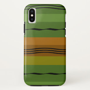 Abstraktes, modernes, grünes Muster Case-Mate iPhone Hülle