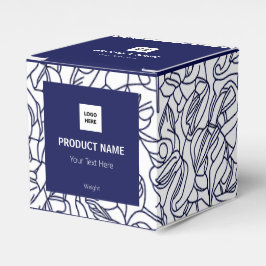 Abstraktes, modernes, individualisierbares Gefälli Geschenkschachtel