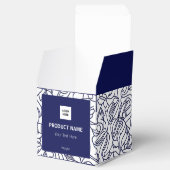 Abstraktes, modernes, individualisierbares Gefälli Geschenkschachtel (Geöffnet)