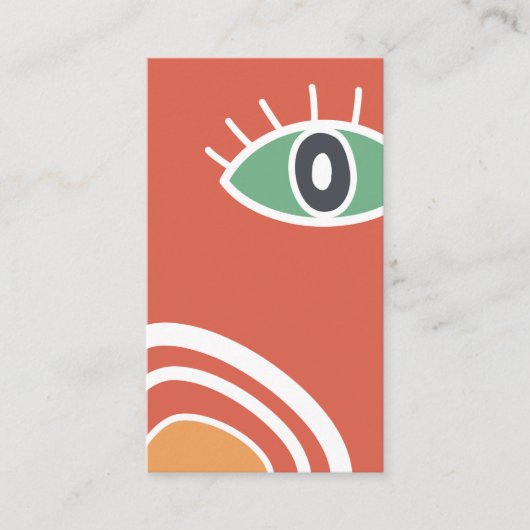 Abstraktes modernes Kunstbild Begleitkarte (Vorderseite)