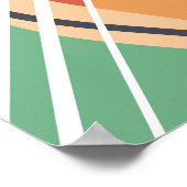 Abstraktes modernes Kunstbild Poster (Ecke)