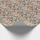 Abstraktes modernes künstlerisches Terrazzo-Stilmu Geschenkpapier (Ecke)