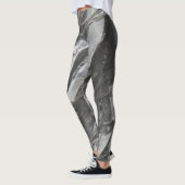 Abstraktes modernes Kunstmuster Leggings (Links)