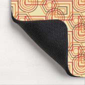 Abstraktes modernes Kunstmuster Mousepad (Ecke)