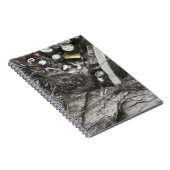 Abstraktes modernes Kunstmuster Notizblock (Rechte Seite)