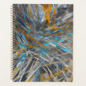Abstraktes modernes Kunstmuster Planer (Vorderseite)