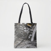 Abstraktes modernes Kunstmuster Tasche (Vorderseite)