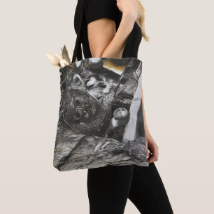 Abstraktes modernes Kunstmuster Tasche