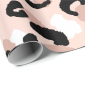 Abstraktes modernes Leopardenmuster nahtlos. Tiere Geschenkpapier (Rolleneckpunkt)