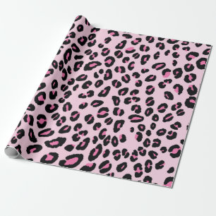 Abstraktes modernes Leopardenmuster nahtlos. Tiere Geschenkpapier