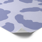 Abstraktes modernes Leopardenmuster nahtlos. Tiere Poster (Ecke)