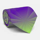 Abstraktes, modernes lila Muster Krawatte (Gerollt)