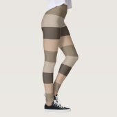 Abstraktes, modernes Linienmuster Leggings (Rechts)