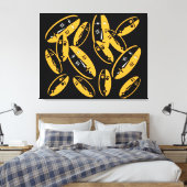 Abstraktes modernes Massemuster Leinwanddruck (Insitu (Schlafzimmer))