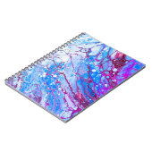 Abstraktes modernes Meerjungfrau-Notizbuch Notizblock (Linke Seite)