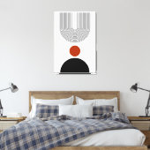 Abstraktes modernes Mittelalter Leinwanddruck (Insitu (Schlafzimmer))