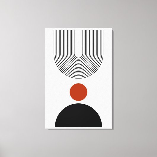 Abstraktes modernes Mittelalter Leinwanddruck (Vorderseite)