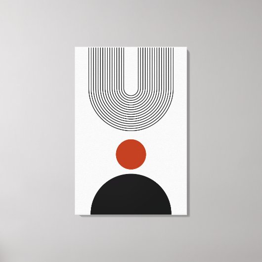 Abstraktes modernes Mittelalter Leinwanddruck (Vorderseite)