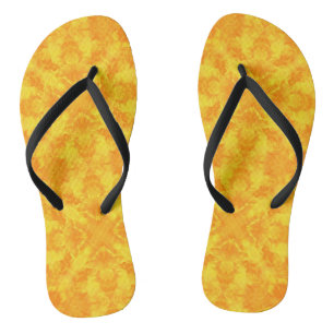 Abstraktes modernes Mosaik-Kaleidoskopbild Badesandalen