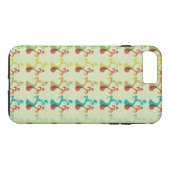 Abstraktes modernes Multicolor-Tulip-Muster Case-Mate iPhone Hülle (Rückseite (Horizontal))
