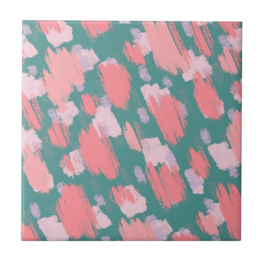 Abstraktes, modernes Muster Fliese (Vorderseite)