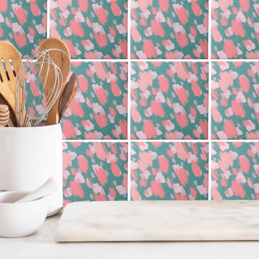 Abstraktes, modernes Muster Fliese