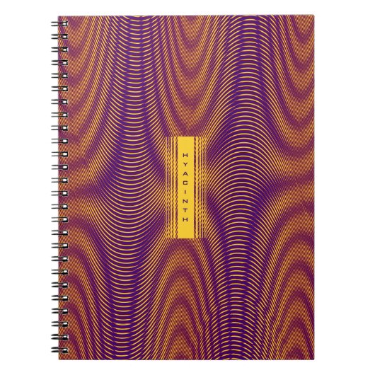 Abstraktes, modernes Muster für den Effekt hinzufü Notizblock (Vorderseite)