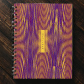 Abstraktes, modernes Muster für den Effekt hinzufü Notizblock