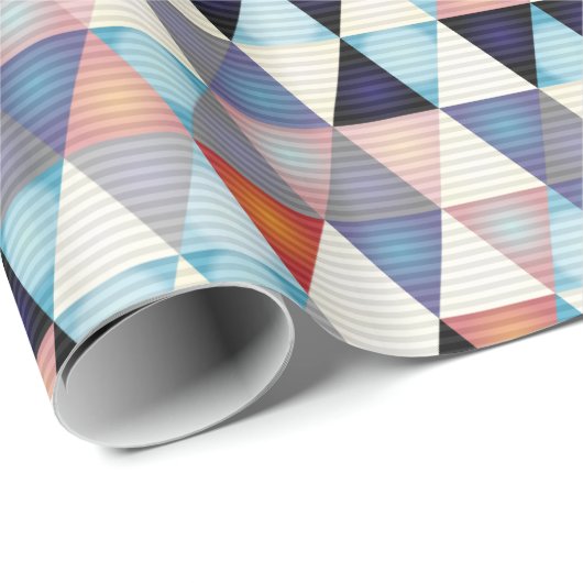 Abstraktes modernes Muster Geschenkpapier (Rolleneckpunkt)