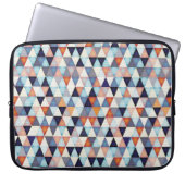 Abstraktes modernes Muster Laptopschutzhülle (Vorderseite)