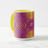 abstraktes, modernes Muster Tasse (Vorderseite Links)