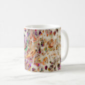 abstraktes modernes Musterdesign mit farbenfroher Kaffeetasse (VorderseiteRechts)