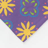 Abstraktes modernes, nahtloses Muster Fleecedecke (Ecke)