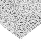 Abstraktes, modernes, nahtloses Zierschwarz Tischdecke (Schrägansicht)