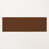 Abstraktes modernes, orangefarbenes Fraktal Yogamatte (Rückseite (Horizontal))