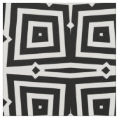 Abstraktes modernes Schwarz-Weiß-Geometrie-Muster Stoff (Nahaufnahme)