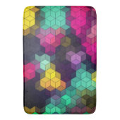 Abstraktes, modernes Sechseck formt Mosaik l Badematte (Vorderseite Vertikal)