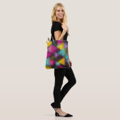Abstraktes, modernes Sechseck formt Mosaik Tasche (Am Model)