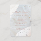 Abstraktes, modernes Unternehmen Visitenkarte (Rückseite)