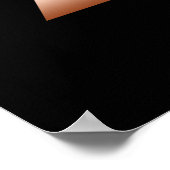 abstraktes modernistisches geometrisches Muster Poster (Ecke)