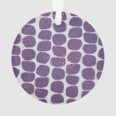 Abstraktes Modisch Muster Foto Ornament (Rückseite)