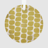 Abstraktes Modisch Muster Foto Ornament (Rückseite)